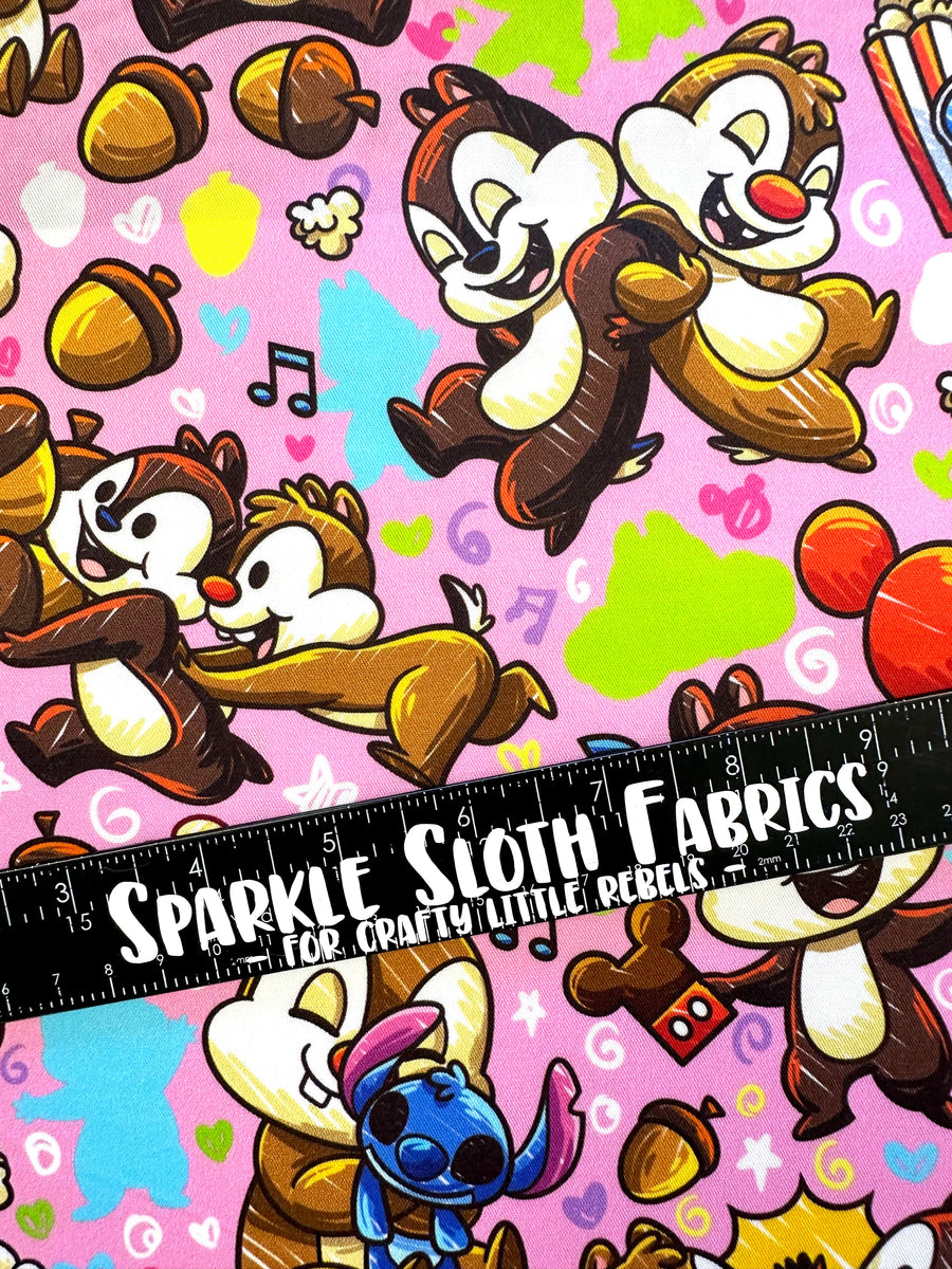 Chipmunks - Pink Popcorn – Sparkle Sloth