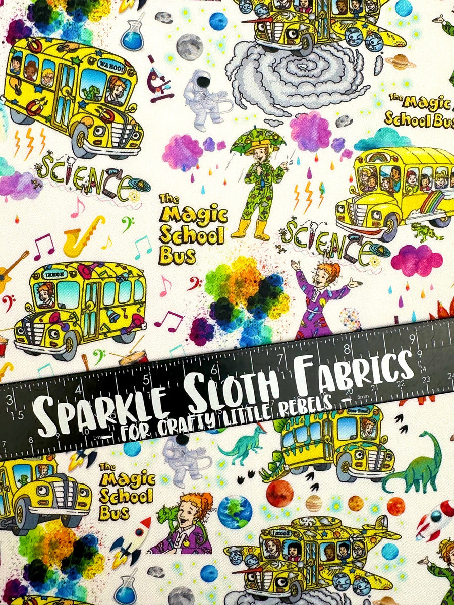 School - Magic Bus White – Sparkle Sloth